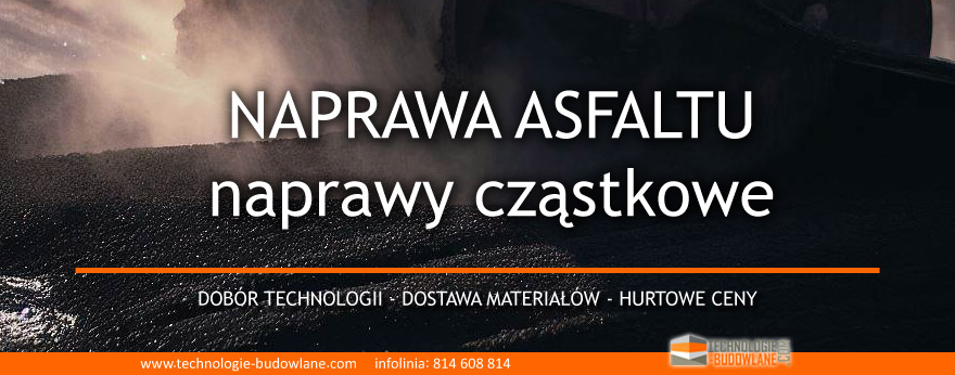 naprawa asfaltu - naprawy cząstkowe