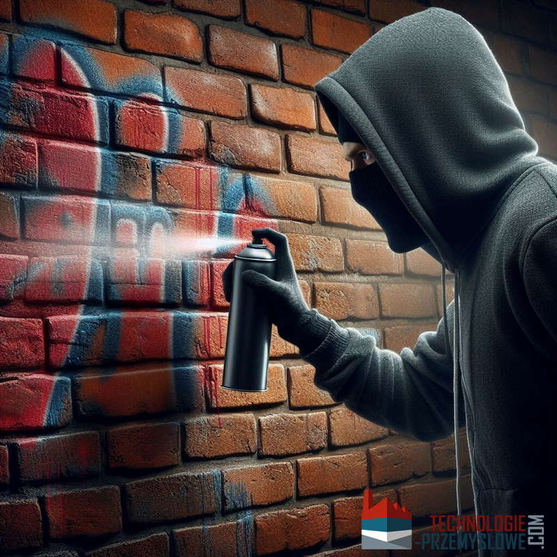 usuwanie graffiti ze ściany