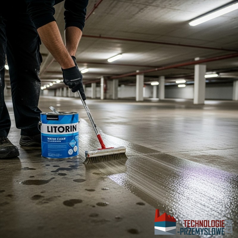 Wykończenie posadzki w garażach podziemnych