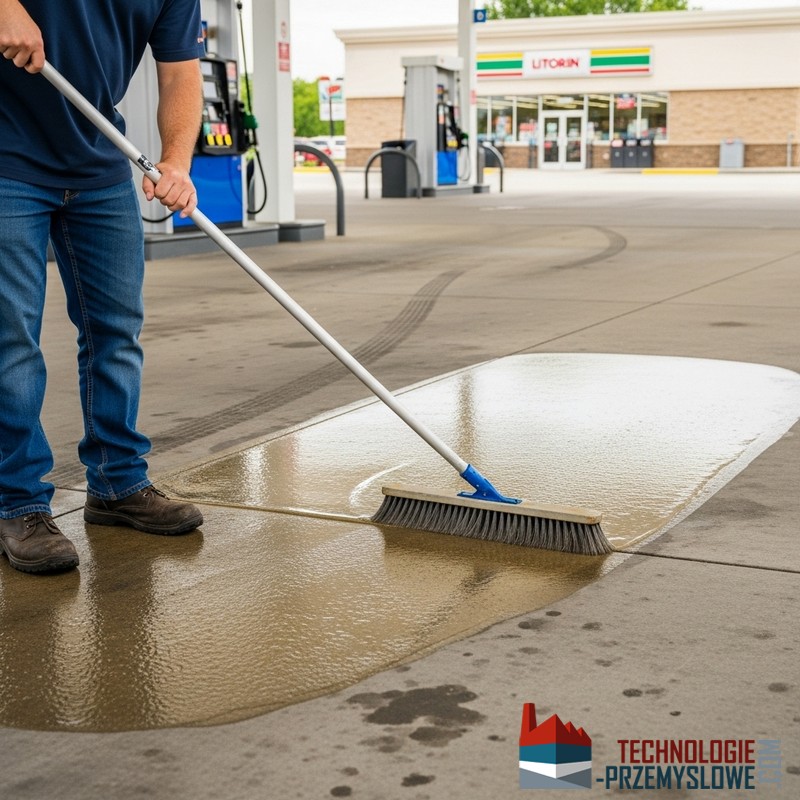 Impregnacja posadzki przemysłowej przed olejami