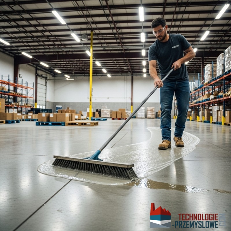 Środek do utwardzania posadzek betonowych i do ograniczenia pylenia